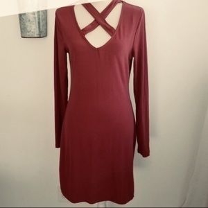 NWOT: Burgundy Dress - M